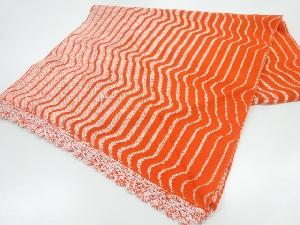 リボン織よろけ縞模様ショール